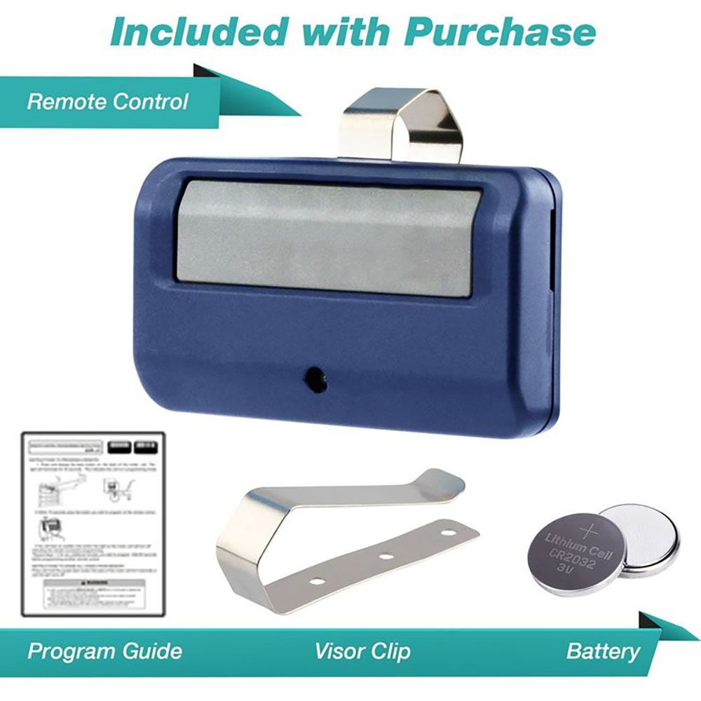 Blue Remote Rackjer Garage Door Opener Remote for Liftmaster 891LM Blue – CarandTruckRemotes