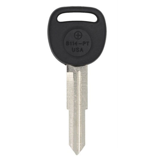 General Motors transponder key blank B114-PT - Ilco brand