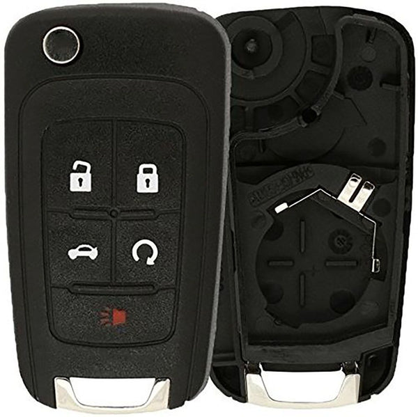 GM 5 Button Flip Remote Replacement Shell by Car & Truck Remotes ...