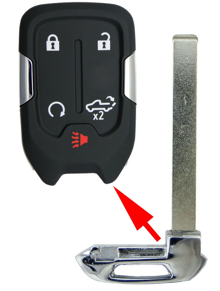 Inset Car Key GM CHEVROLET EMERGENCY INSERT KEY BLADE GM 22984995 STRATTEC 5922084 ...