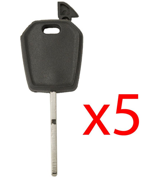 H128 Transponder Key Shell for Ford - 5 PACK Aftermarket