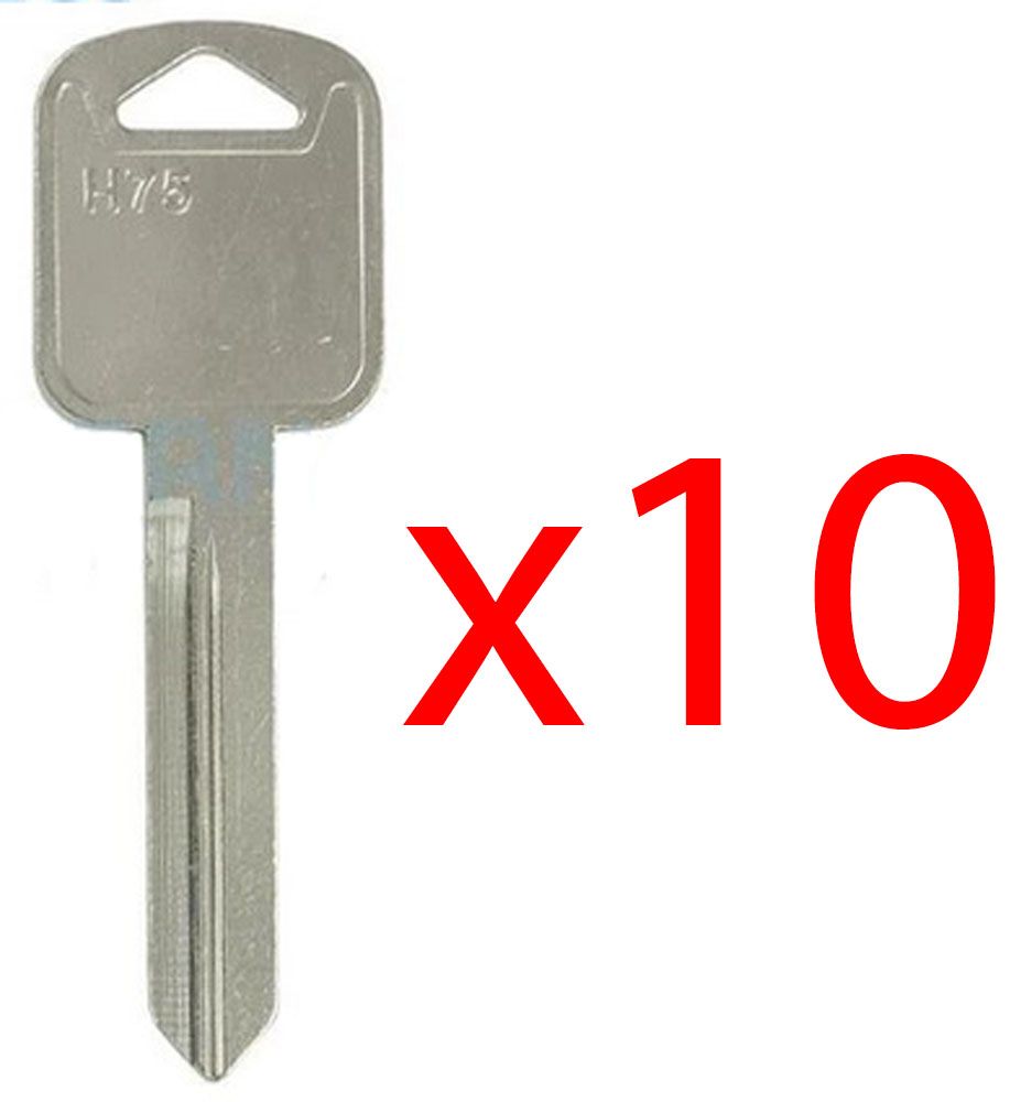 Ford Key 75 H75 Test Key Blade for Ford - 10 PACK – CarandTruckRemotes