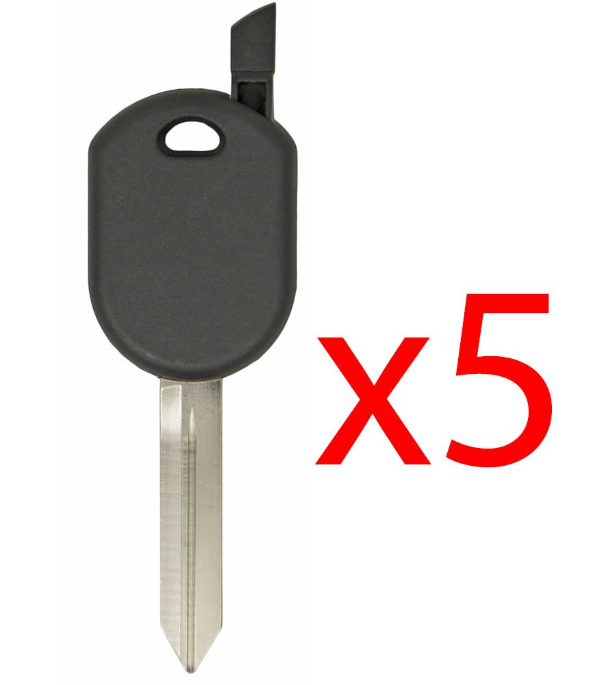 H84 H92 Transponder Key Shell for Ford - 5 PACK – CarandTruckRemotes