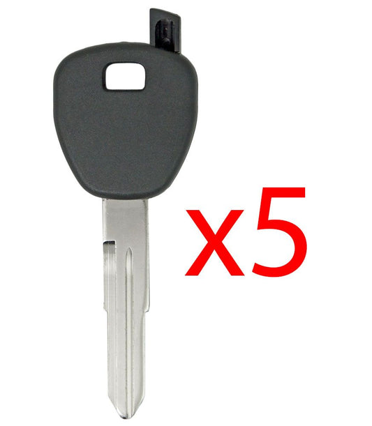 HD106 Transponder Key Shell for Honda - 5 PACK Aftermarket