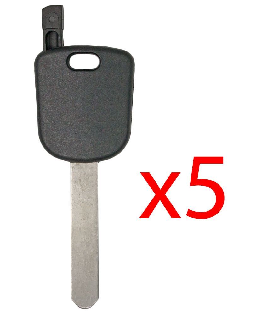 HON66 Transponder Key Shell for Honda - 5 PACK Aftermarket