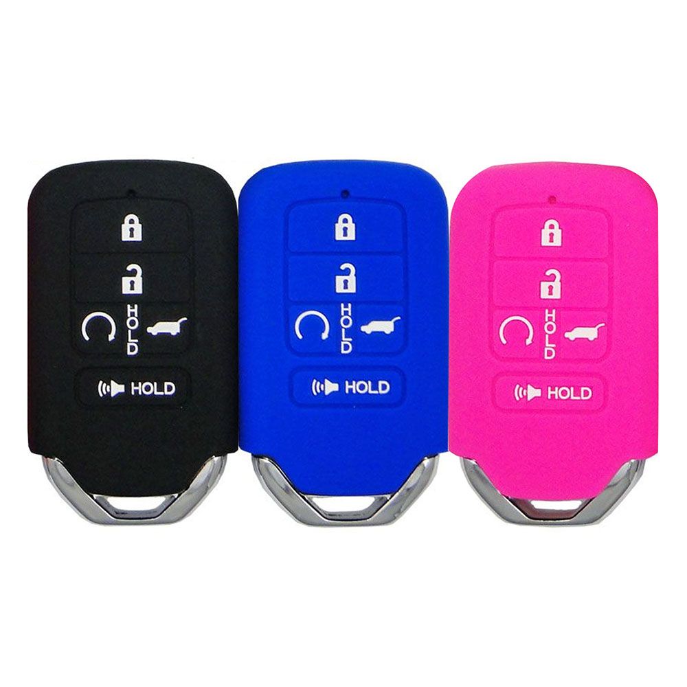 thumbnail image 2 of Replacement 5-Button Keyless Entry Remote Key Fob For Honda Civic, CR-V, Pilot (2016-2019) – Black, Fits OEM 7812D-V2X 2 of 13