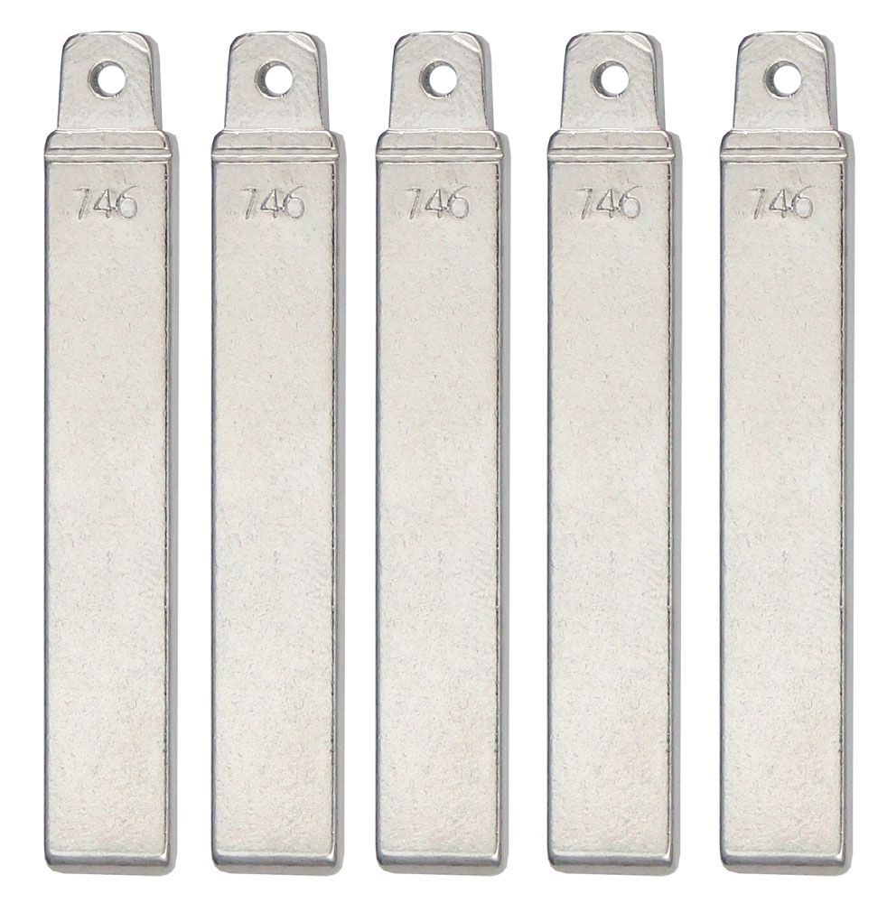 Hyundai Flip remote key blade - Aftermarket 5 pack