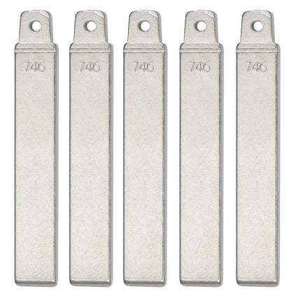 Hyundai Flip remote key blade - Aftermarket 5 pack