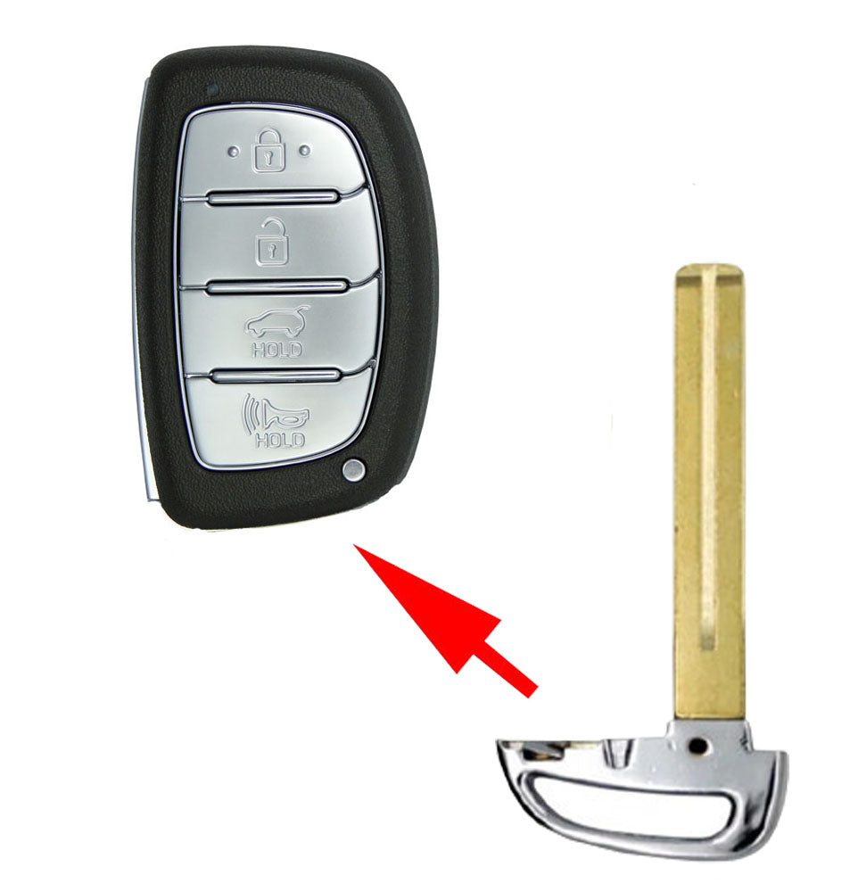 Hyundai Smart Remote Emergency Insert Key PN: 81996-3Z020, 81999-2S040