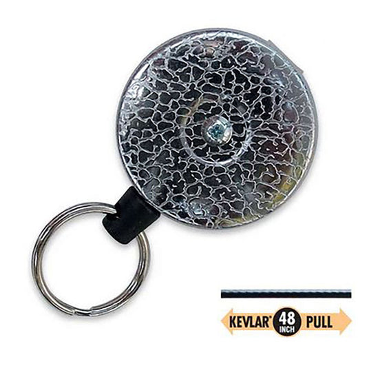 Key Reel Key Bak 48in Clip On Chrome by Lucky Line - CarandTruckRemotes