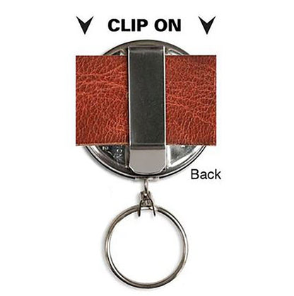 Key Reel with Nylon Coated Cable by Lucky Line - CarandTruckRemotes