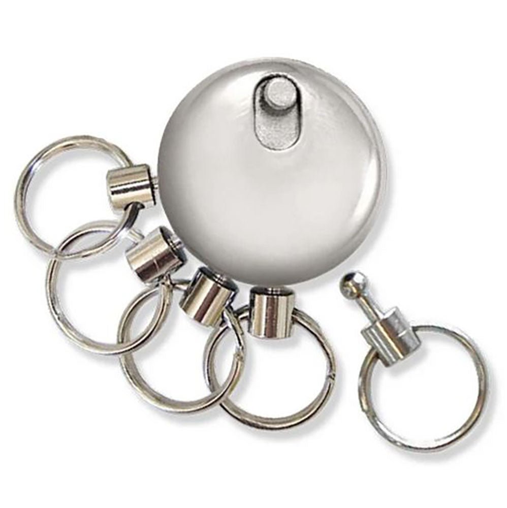 Compact Remote Control Key Ring Key Release with Five Key Rings by Lucky Line – CarandTruckRemotes