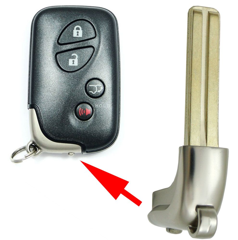 Lexus Emergency Insert Key Double-Sided 40K Series PN: 69515-30300  - Aftermarket