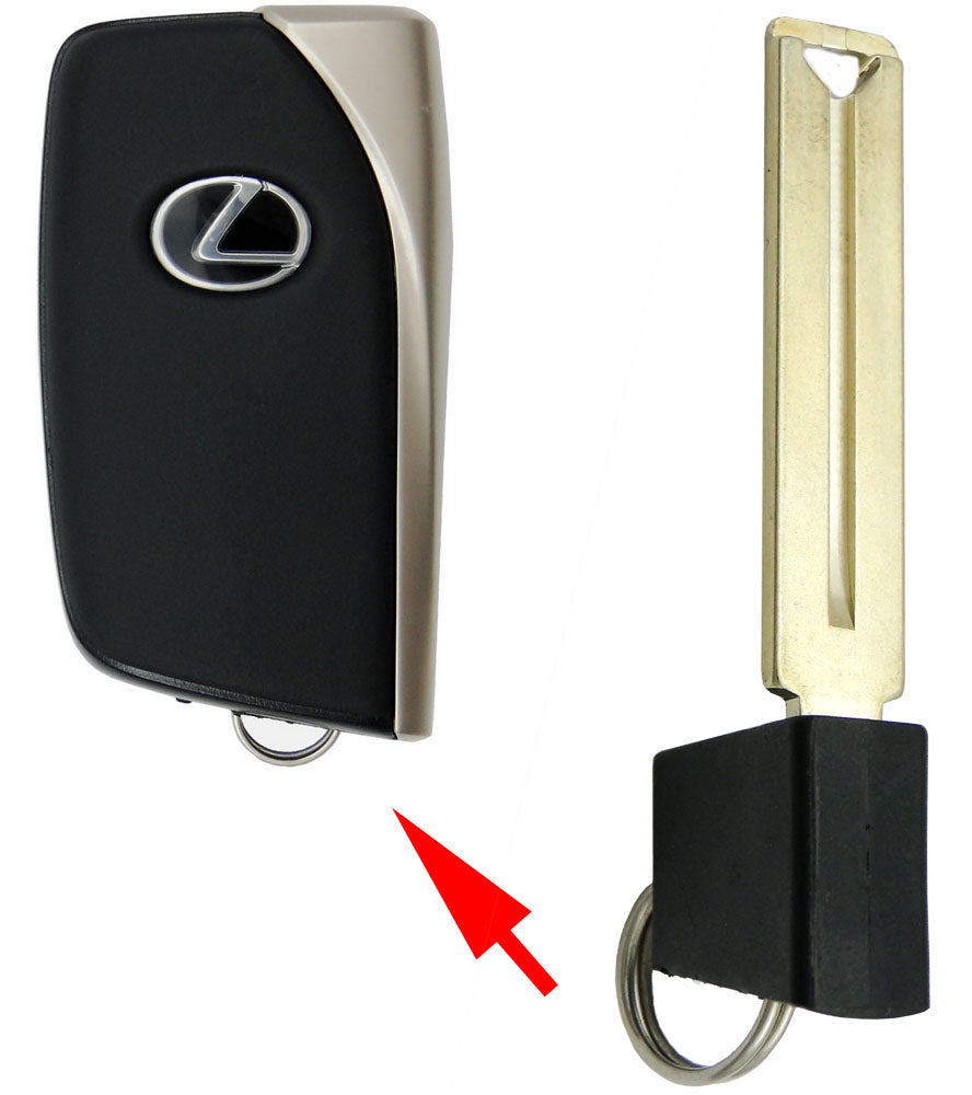Lexus Emergency Insert Key Single-Sided PN: 69515-50290 - Aftermarket