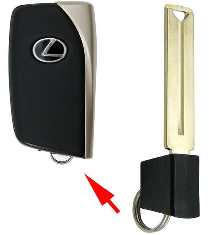 Lexus Emergency Insert Key Single-Sided PN: 69515-50290 - 5 PACK - Aftermarket