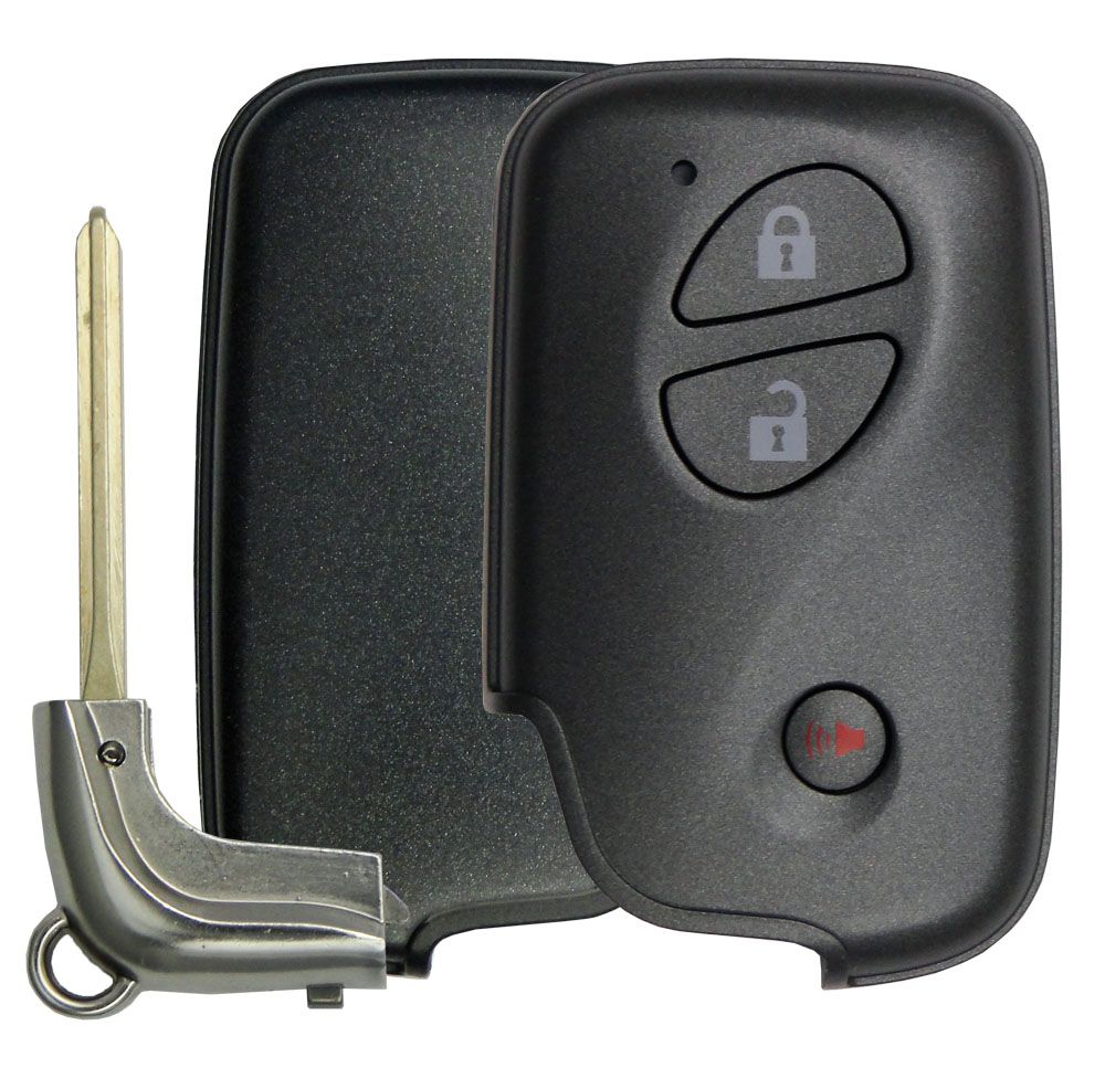 Lexus Smart Remote Replacement Shell with Emergency Key - 3 buttons ...