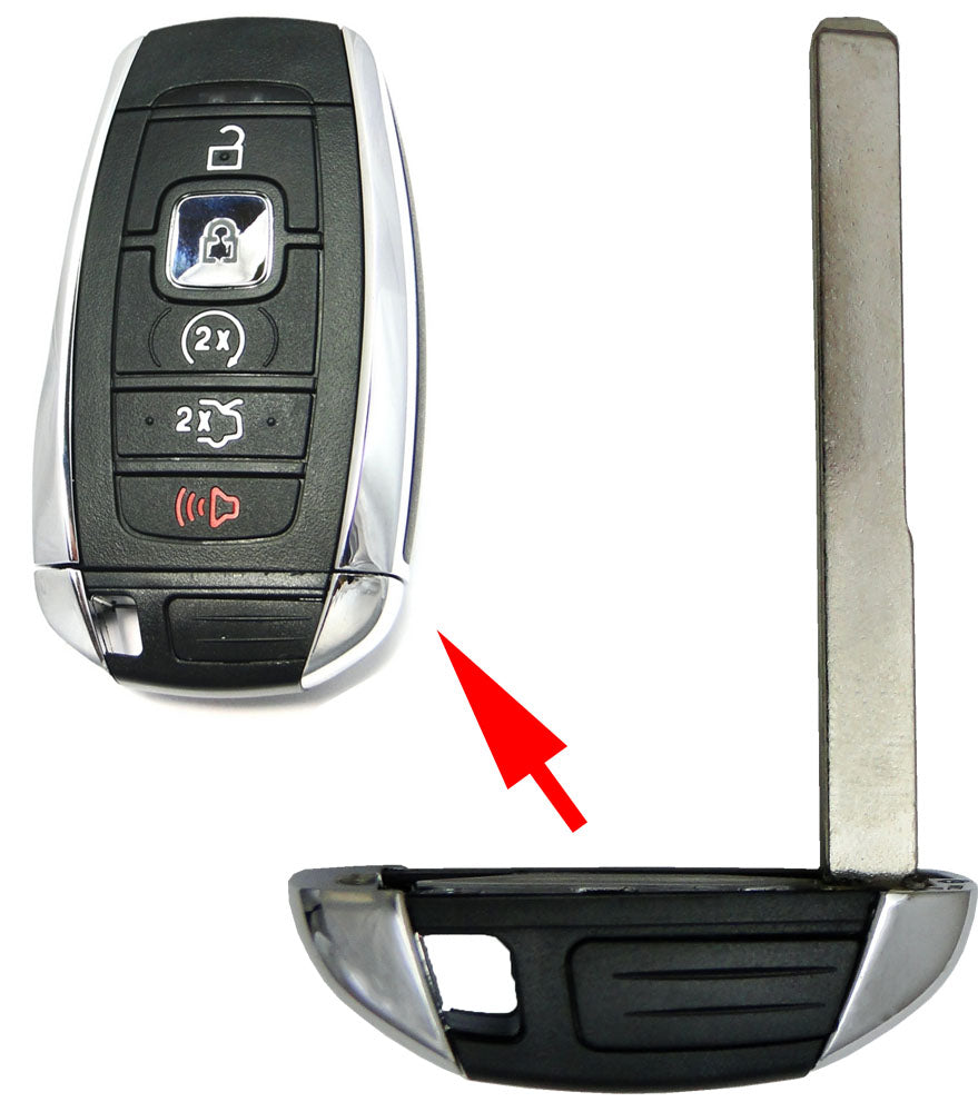 Lincoln Samrt Remote Insert Emergency Key same as 5929533 164-R8170 - Aftermarket