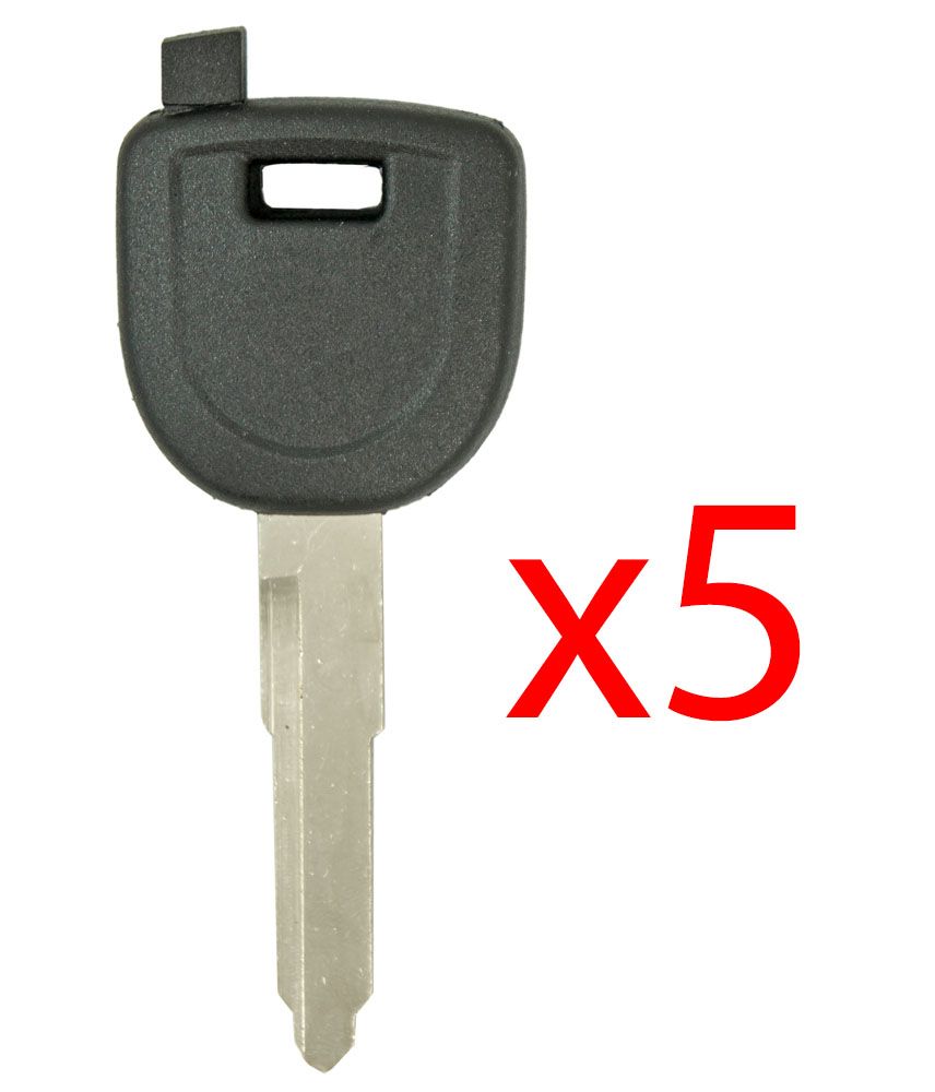 MZ34 Transponder Key Shell for Mazda - 5 PACK Aftermarket