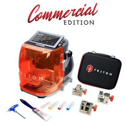 NEW! Triton PLUS Commercial Edition Key Cutting Machine - CarandTruckRemotes