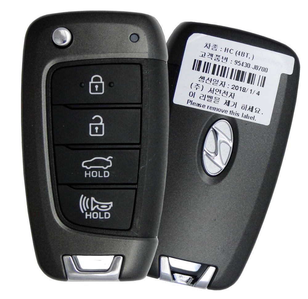 Original Flip Remote for Hyundai Accent PN: 95430 - J0700 - CarandTruckRemotes