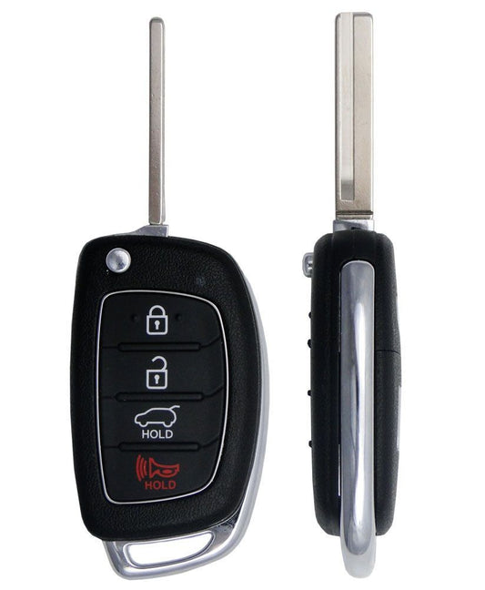 Original Flip Remote for Hyundai Santa Fe PN: 95430 - 4Z100 - CarandTruckRemotes