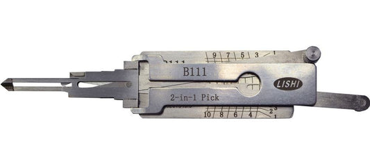 Original LISHI B111 B106 GM Z KEYWAY 2-IN-1 TOOL PICK DOOR, TRUNK - WARDED LOCKS