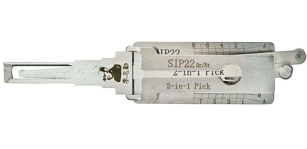 Sip22 ORIGINAL LISHI SIP22 FIAT JEEP 2-IN-1 PICK DECODER – CarandTruckRemotes