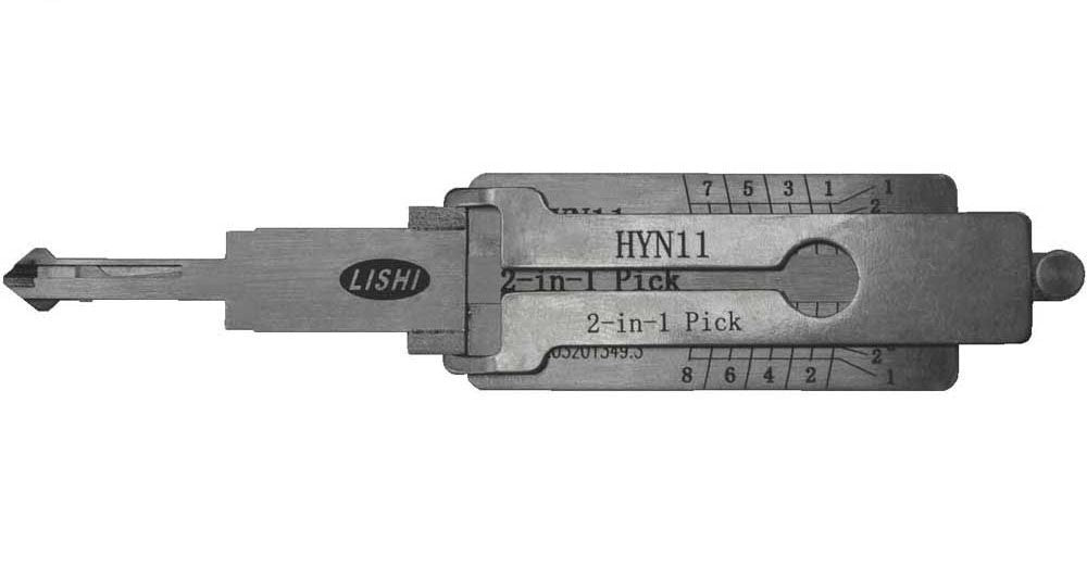 Original LISHI HYN11 HYUNDAI 2-IN-1 PICK DECODER IGNITION DOOR TRUNK