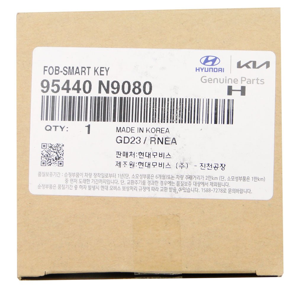 Original Smart Remote for Hyundai Tucson PN: 95440 - N9080 - CarandTruckRemotes