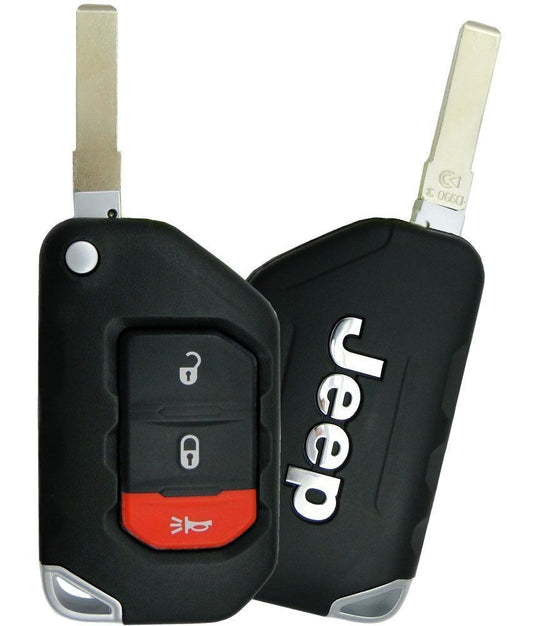 Original Smart Remote for Jeep Gladiator , Wrangler PN: 68416782AB - CarandTruckRemotes