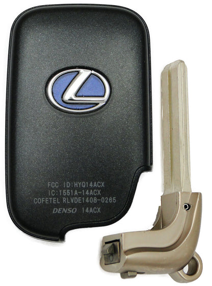 2017 Lexus CT200h Smart Remote Key Fob - Refurbished