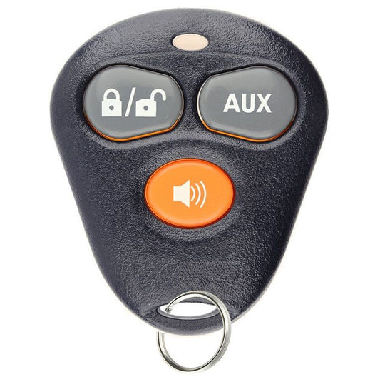 Remote for Viper Alarm System Python Automate Avital Hornet EZSDEI474V - Orange 3 buttons - Aftermarket