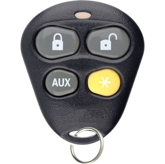 Remote for Viper Alarm System Python Automate Avital Hornet EZSDEI476V - Yellow 4 buttons by Car & Truck Remotes - CarandTruckRemotes