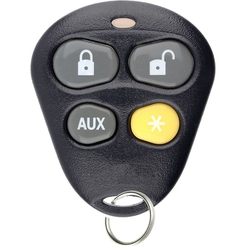 Python D9145p Remote Viper Alarm System Keyless Entry Remote - Yellow 4 buttons RPN 476V ...