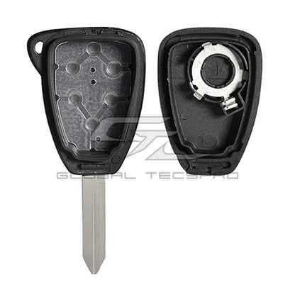 Replacement 4 button Chrysler Dodge Jeep DURASHELL case/shell with blank key - Aftermarket