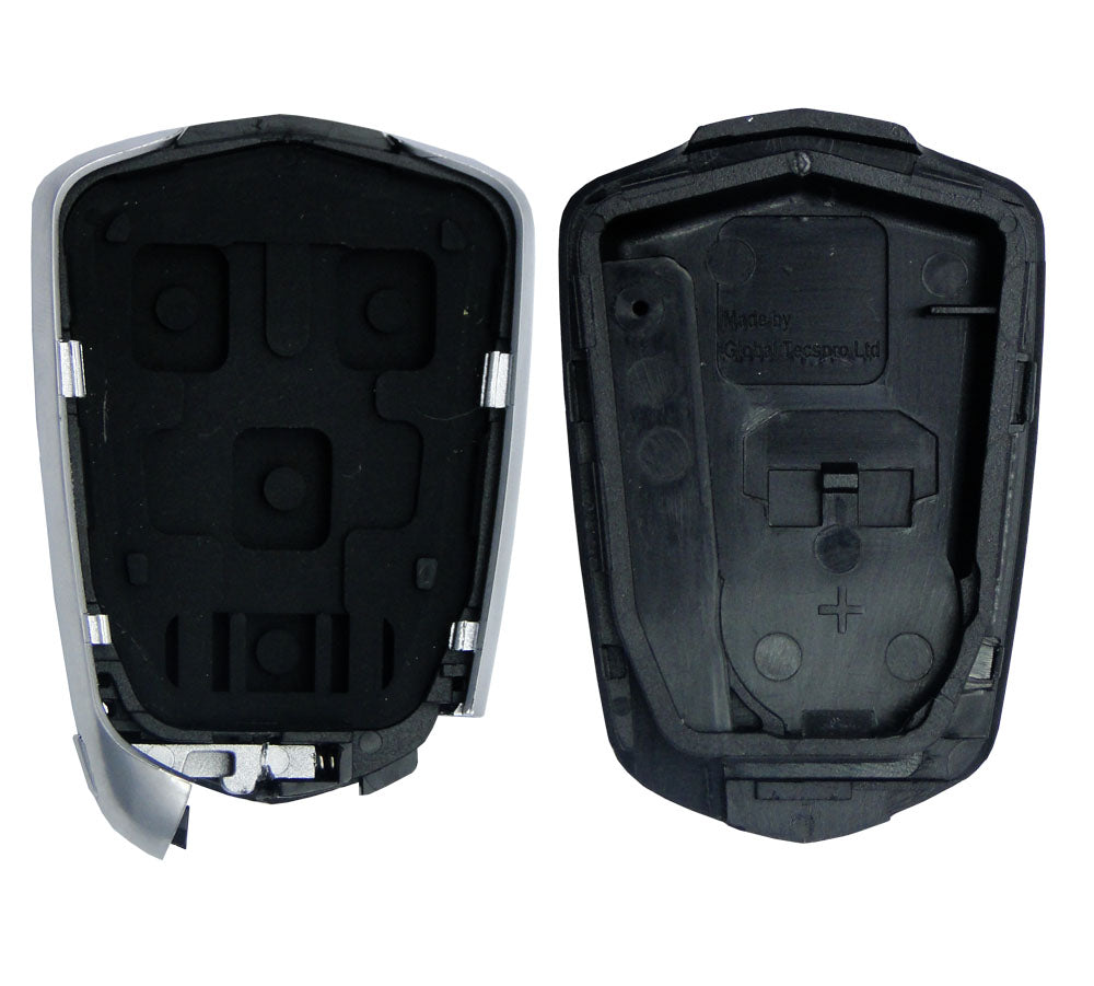 CADILLAC ATS, CTS, XTS 4 button remote case with insert key 13510253 ...