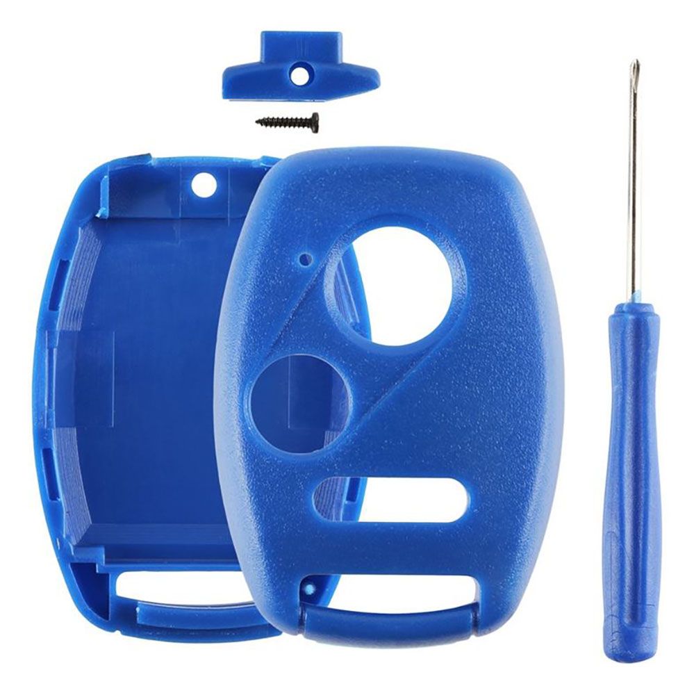 Honda Remote Shell Kit - 3 buttons Blue – CarandTruckRemotes