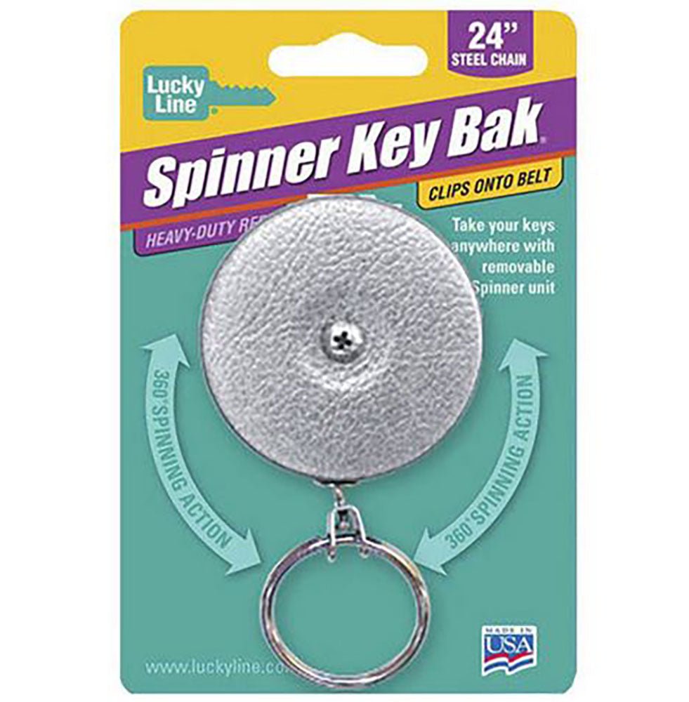 Spinner Key Bak Clip On by Lucky Line - CarandTruckRemotes