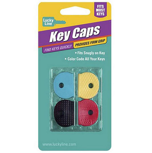 Standard Key Caps - 4 Pcs by Lucky Line - CarandTruckRemotes