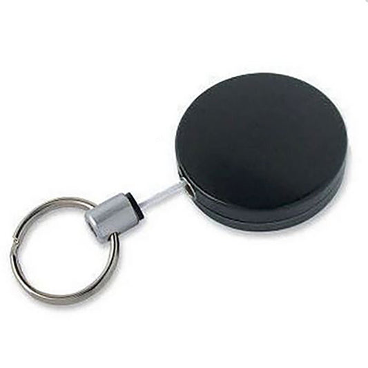 Standard - Size Heavy - Duty Key Reel 48 - Inch Cord Black by Lucky Line - CarandTruckRemotes