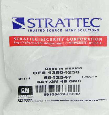 Strattec 5912547 GMC Keyless Entry Flip Remote w/ Trunk