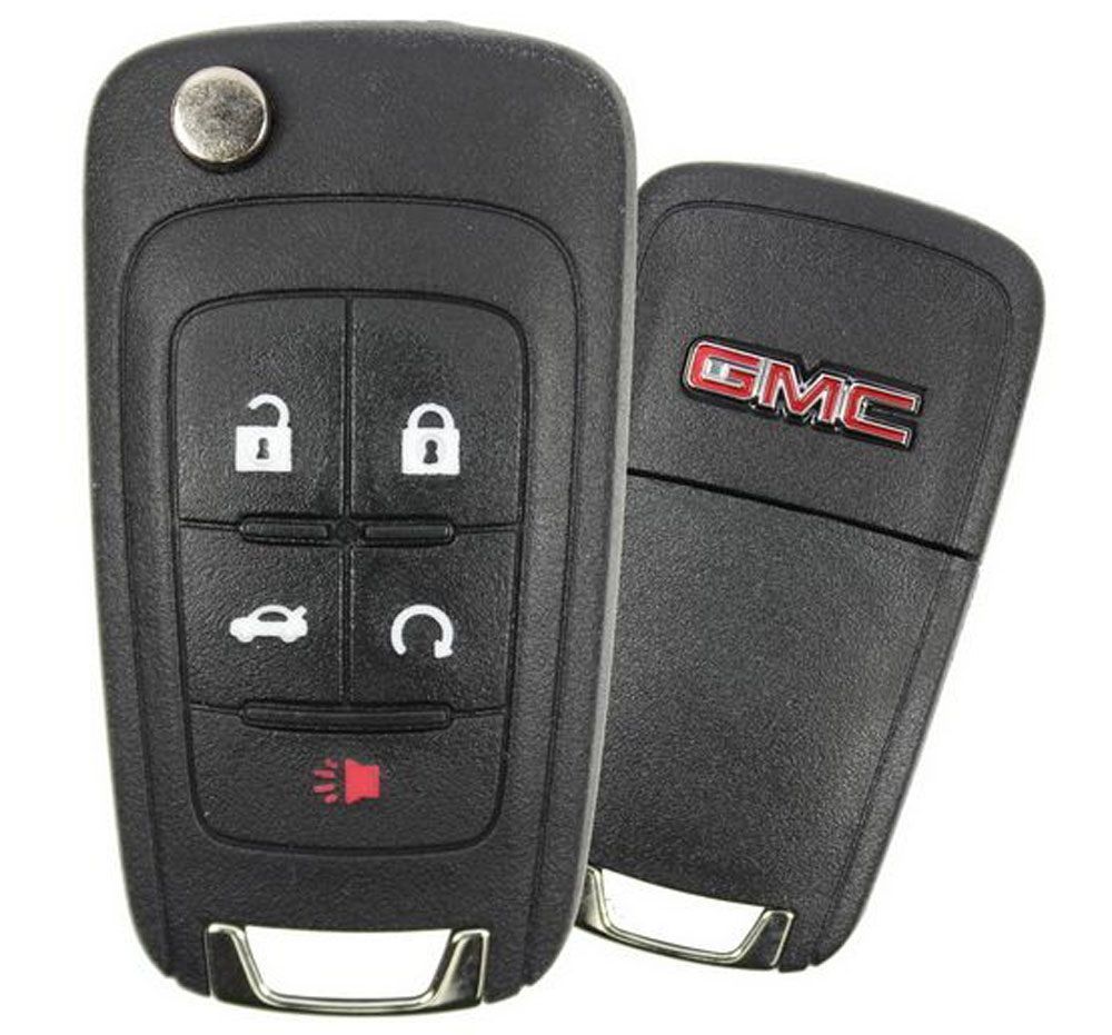 Strattec 5912548 GMC Keyless Entry Flip Remote w/ Engine Start & Trunk