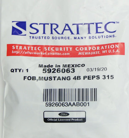 Strattec 5926063 Ford Mustang Smart Keyless Entry Remote - CarandTruckRemotes