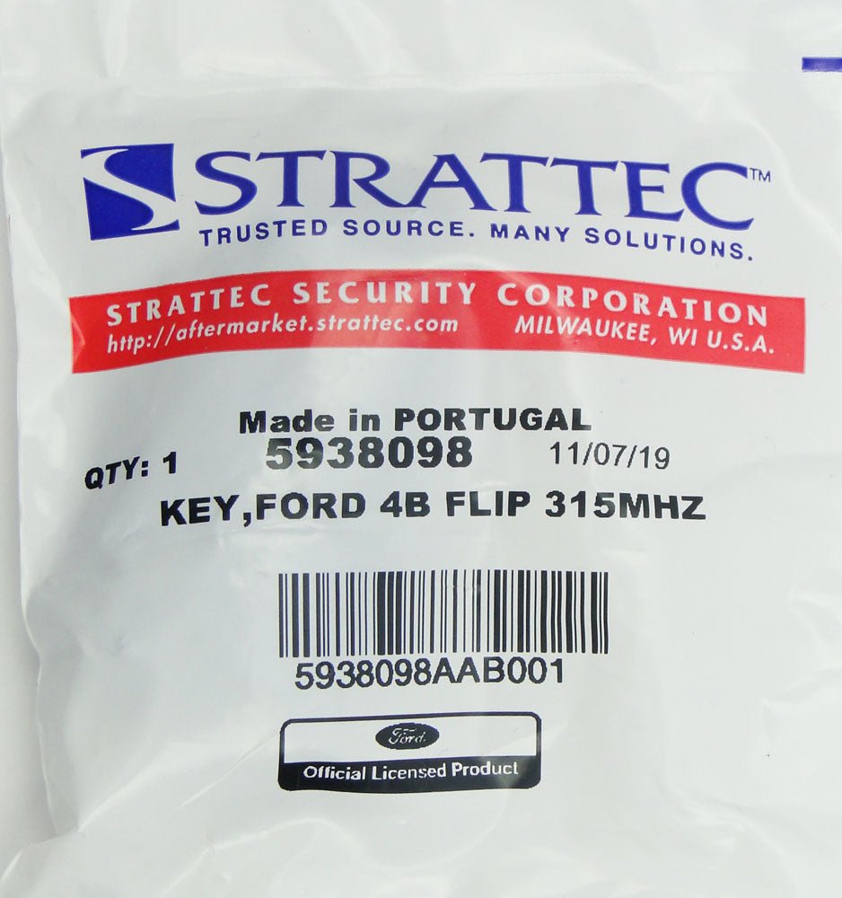 Strattec 5938098 Ford Transit Keyless Entry Flip Remote - CarandTruckRemotes