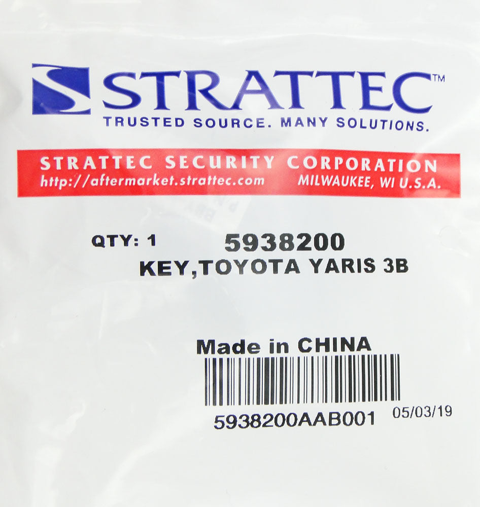 Strattec 5938200 Toyota Yaris Keyless Entry Remote
