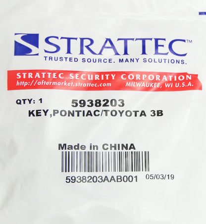 Strattec 5938203 Toyota Keyless Entry Remote