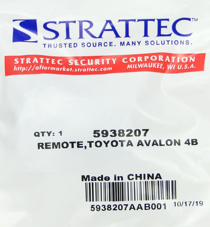 Strattec 5938207 Toyota Avalon Keyless Entry Remote