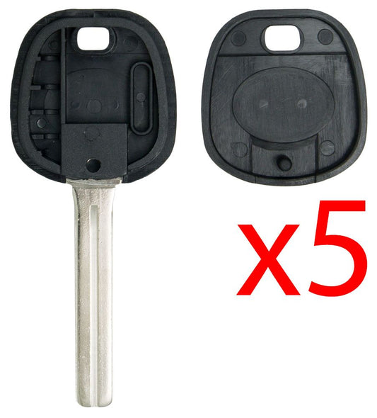 TOY40 Transponder Key Shell for Lexus - 5 PACK Aftermarket