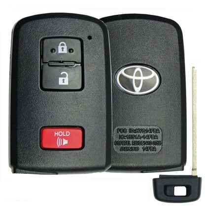 Toyota 3 Button Smart Remote Replacement Shell
