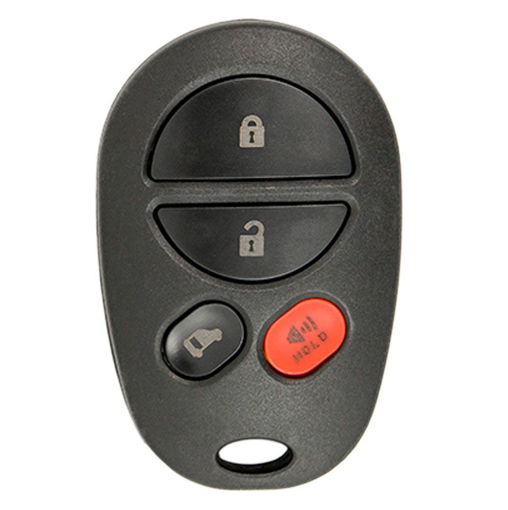Toyota Sienna 4 Button Keyless Entry Remote PN: 89742-AE020 - Ilco brand